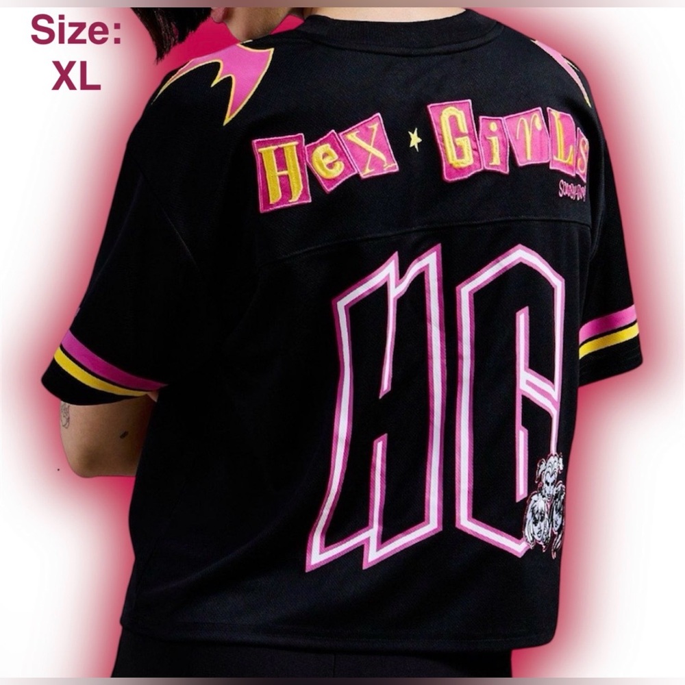 Scooby-Doo! Hex Girls Women's Cropped Football Jersey